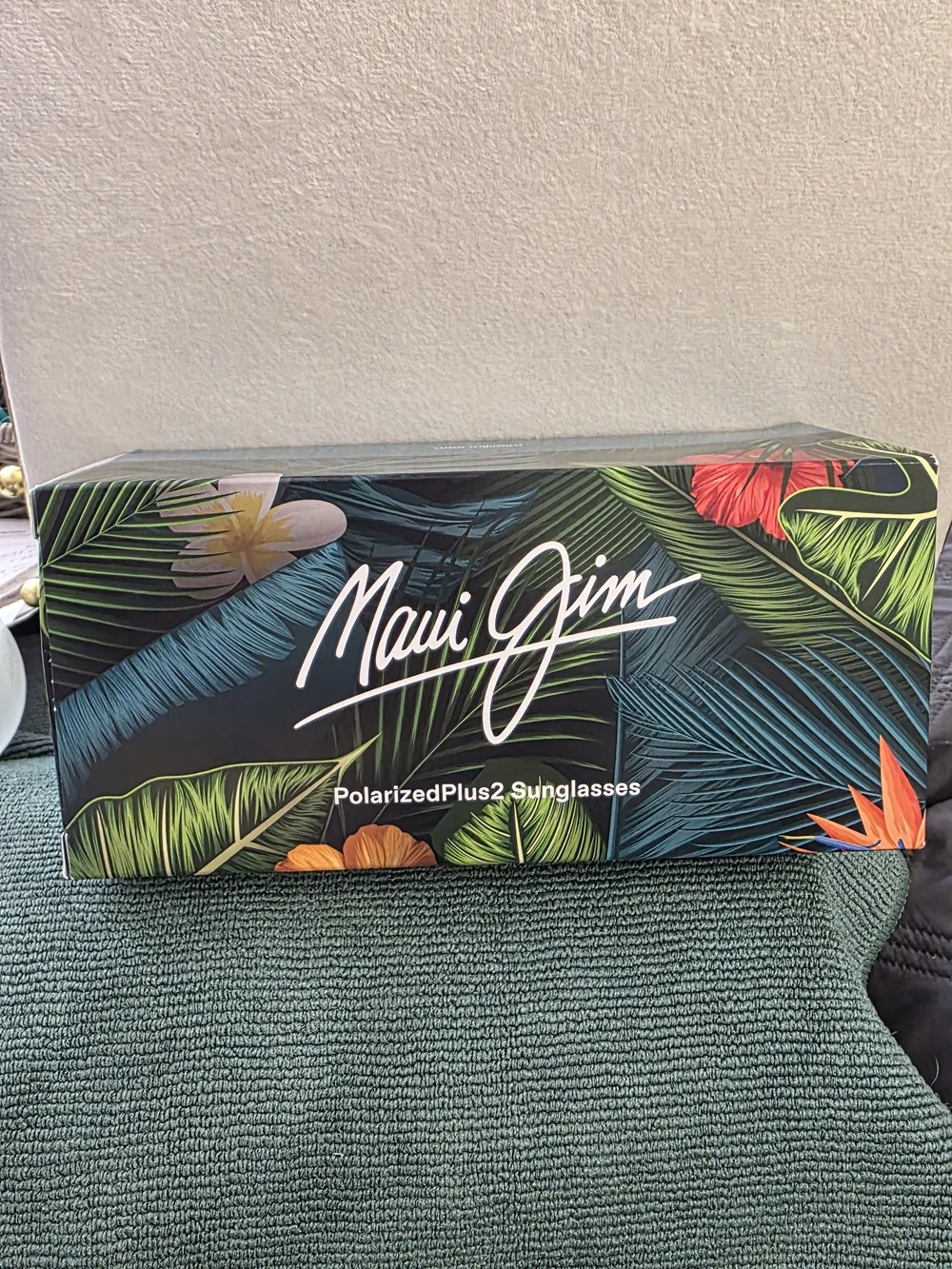 Maui Jim Kupale Blue Hawaii Shiny Black Sunglasses Brand NEW ALL Orig. Authentic